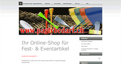 Desktop Screenshot of partybedarf.ch